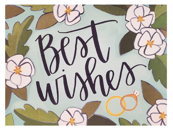 Wedding Greeting Card - Best Wishes