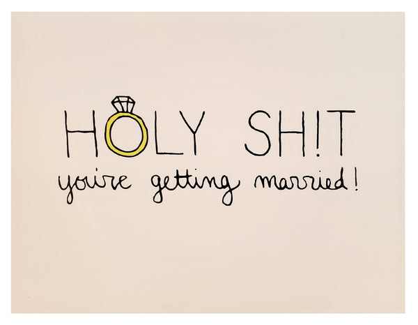 Wedding Greeting Card - You're Getting Married!