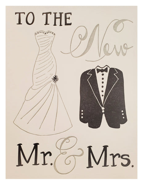 Wedding Greeting Card - Outfits