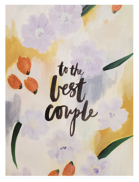 Wedding Greeting Card - Best Couple