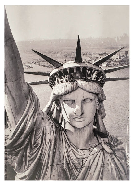 Fold-Out Birthday Greeting Card - Lady Liberty - America Collection