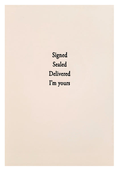 Romantic Greeting Card - I'm Yours