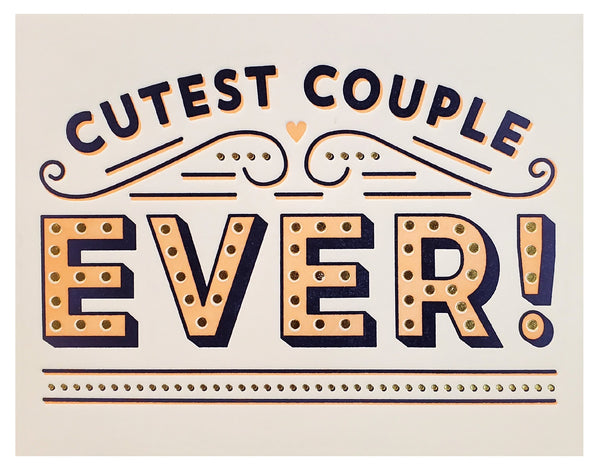 Wedding Greeting Card - Cutest Couple