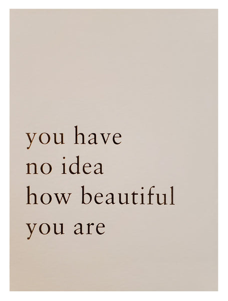 Romantic Greeting Card - No Idea