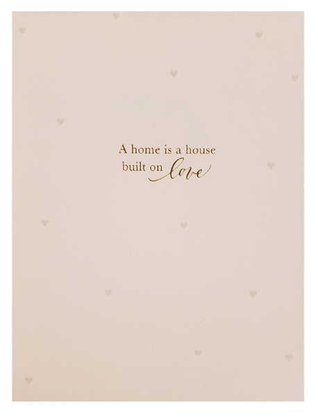 Romantic Greeting Card - Built on Love