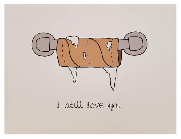 Romantic Greeting Card - Toilet Paper