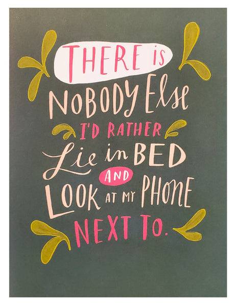 Romantic Greeting Card - Nobody Else