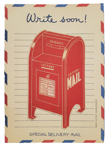 Blank Inside Greeting Card - Mailbox