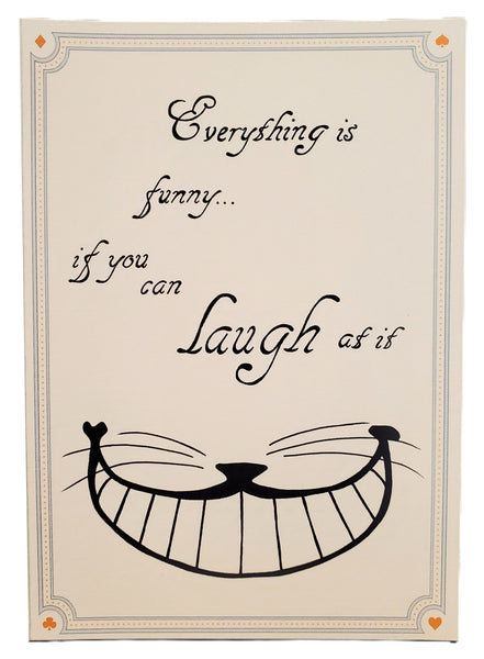 Just Funny Greeting Card - Cheshire Grin