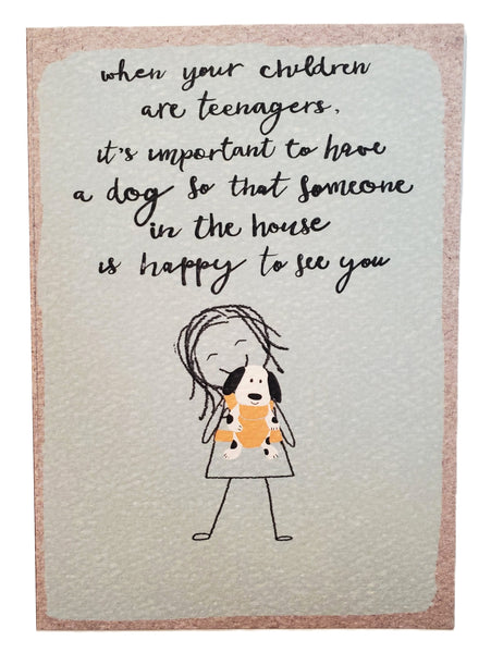 Just Funny Greeting Card - Happy to See You