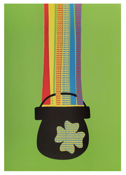 St. Patrick's Day Greeting Card - At the End of the Rainbow