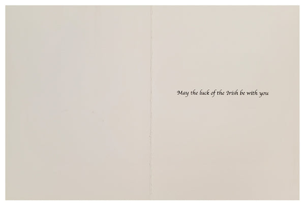 St. Patrick's Day Greeting Card - At the End of the Rainbow