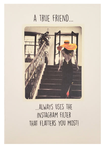 Friendship Greeting Card - A True Friend...