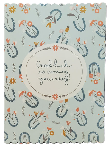 Encouragement Greeting Card - Good Luck is Coming