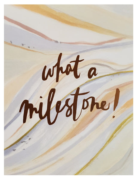 Congratulations Greeting Card - Milestone