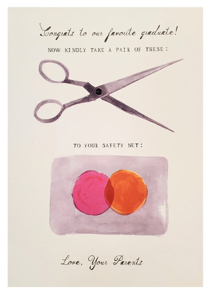 Graduation Greeting Card - Safety Net