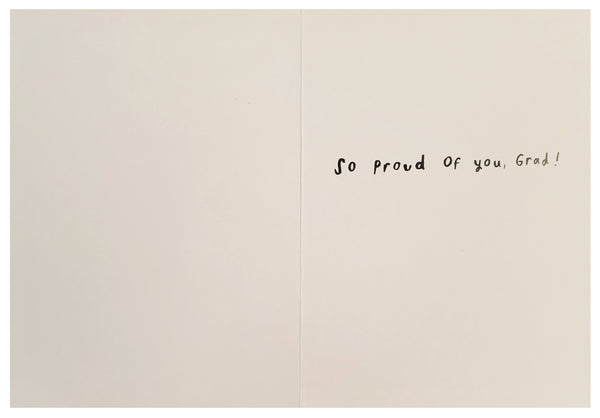 Graduation Greeting Card - Woo!