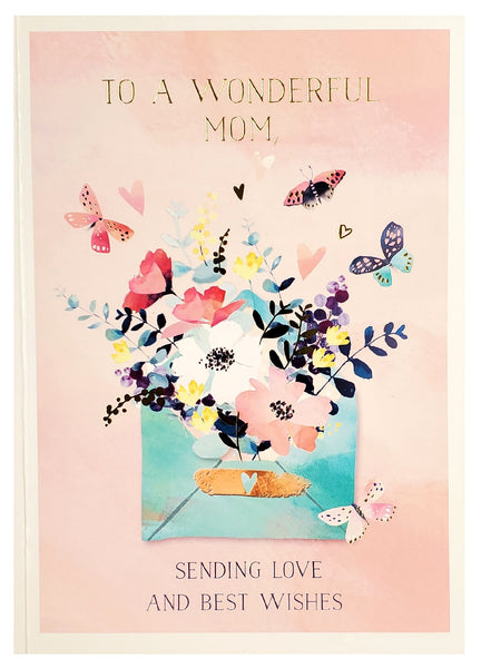 Mother's Day Greeting Card - To a Wonderful Mom