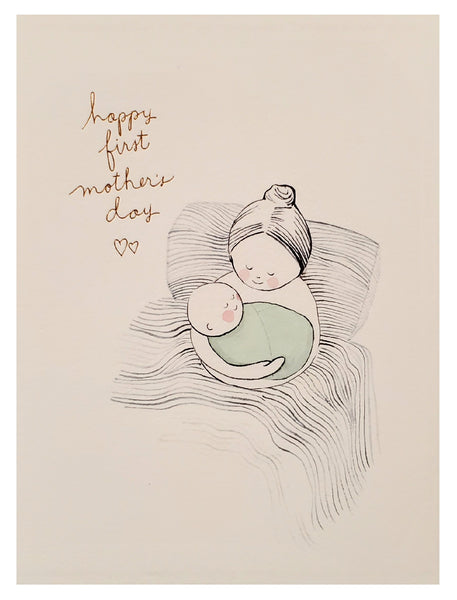 First Mother's Day Greeting Card - Happy First