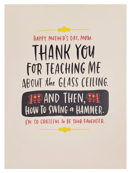 Mother's Day Greeting Card - Glass Ceiling