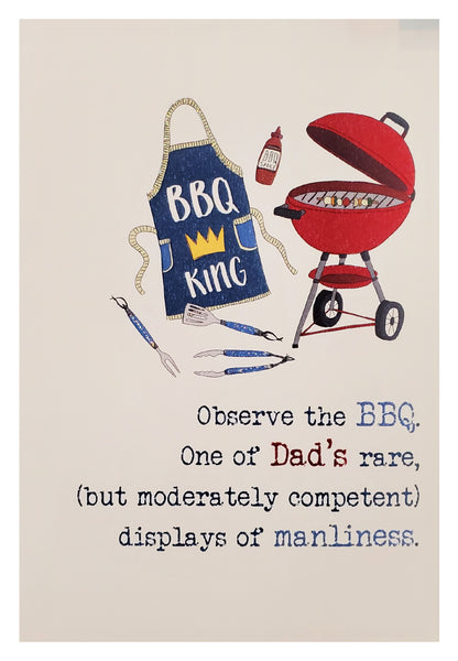 Father's Day Greeting Card - Manliness