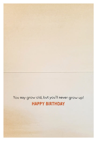 Birthday Greeting Card - Toddler on Beach with Arms Up