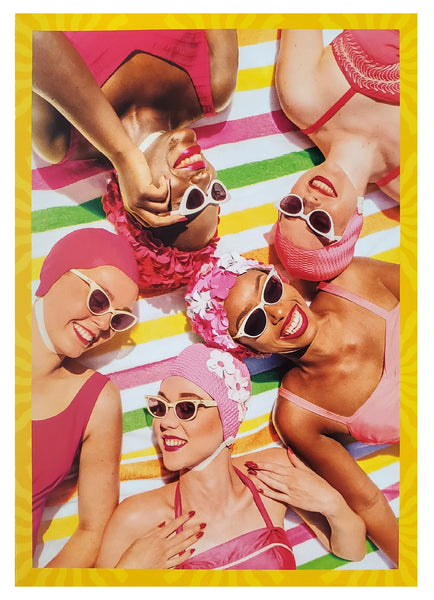 Birthday Greeting Card - Bathing Suit Women