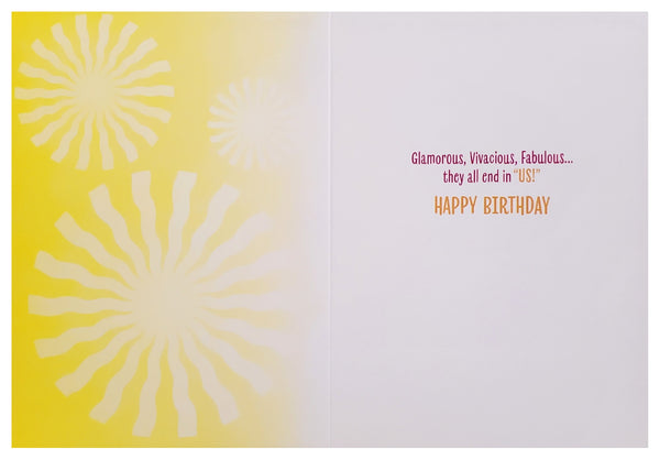 Birthday Greeting Card - Bathing Suit Women
