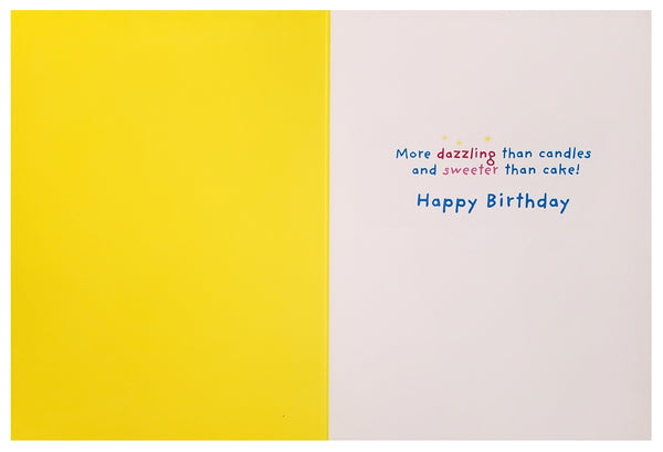 Birthday Greeting Card - Cool Dog Sunbathing
