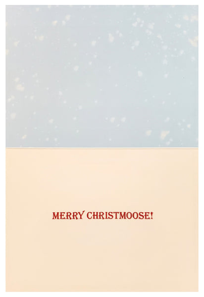 Christmas Greeting Card - Christmas Moose