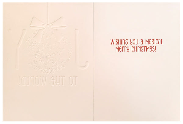 Christmas Greeting Card - Fancy Christmas Ornament