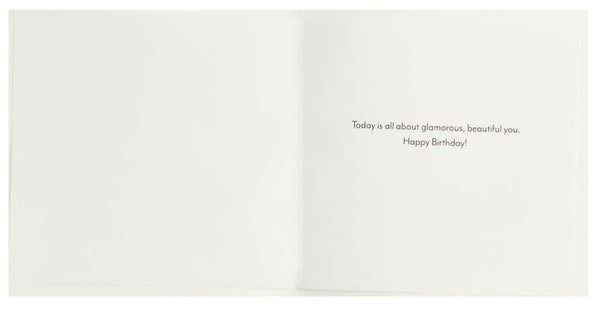 Luxury Birthday Greeting Card - Quilled Rainbow Lady