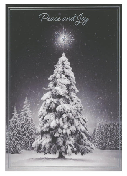 Christmas Greeting Card - Magnificent Christmas Tree