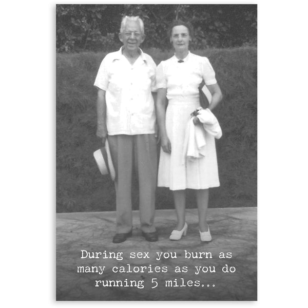 Just For Fun Greeting Card - Run 5 Miles