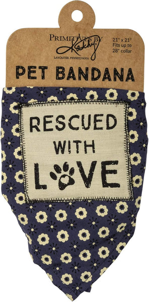 Pet Bandana - Rescued With Love