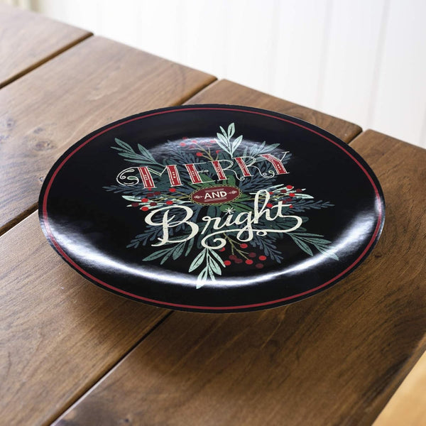 Holiday Cookie Giving Plate - Merry & Bright