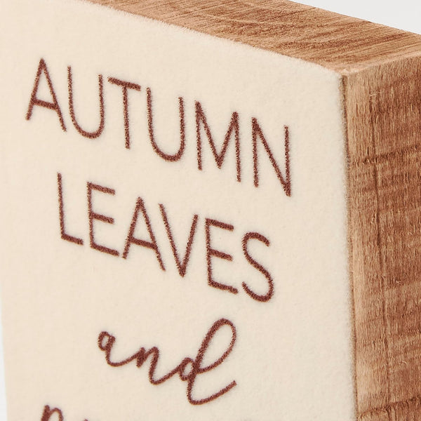 Wood Block Sign - Pumpkin Please