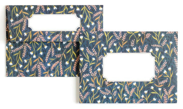 25 Ct. A6 Size Field Floral Envelopes
