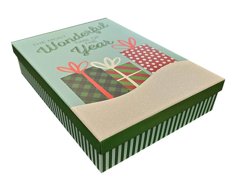 Medium Decorative Gift Box - Wonderful Time of Year