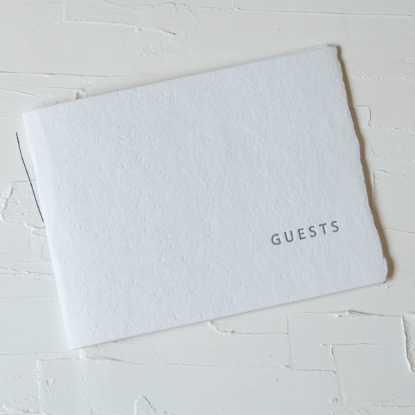Soft-Cover Letterpress Mini Guest Book