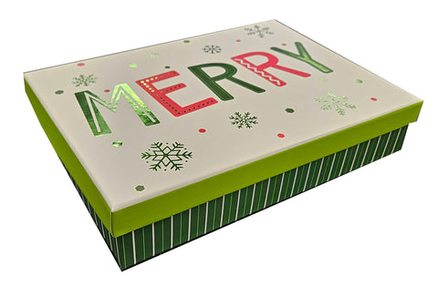 Small Decorative Gift Box - Merry