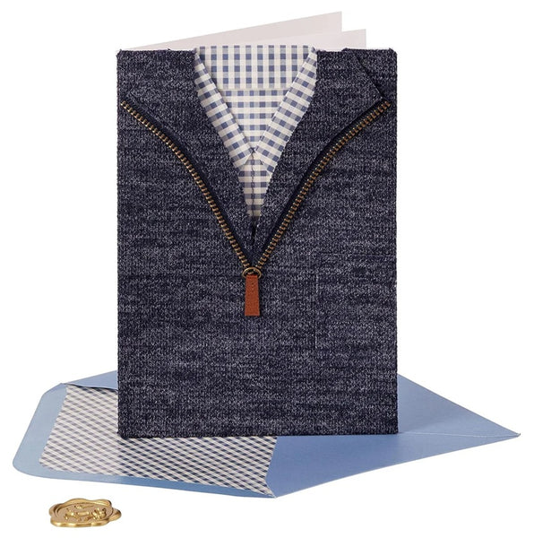 Birthday For Him Greeting Card - Checkered Shirt