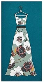 Luxury Birthday Greeting Card - Long Dress