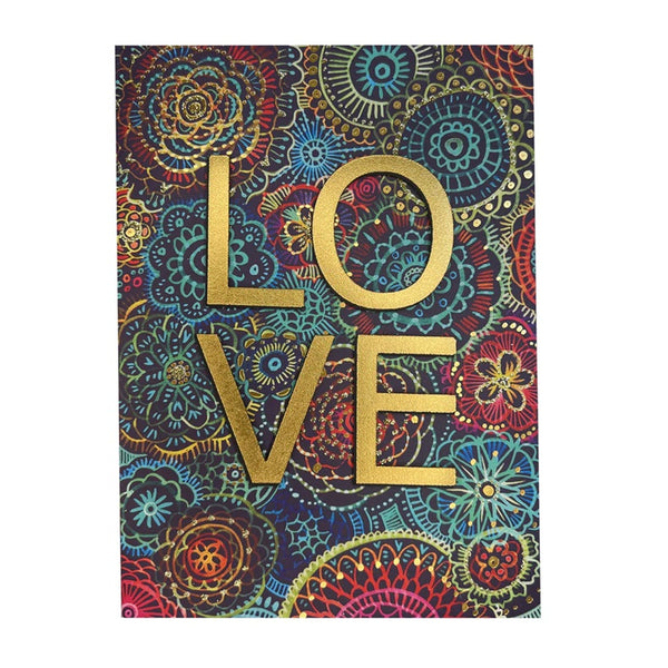 Luxury Romance Greeting Card - Stacked Love