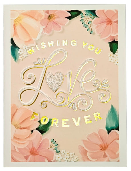 Luxury Wedding Greeting Card - Quilled Love Forever