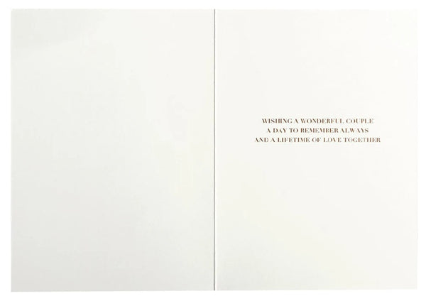 Luxury Wedding Greeting Card - Butterfly Cake