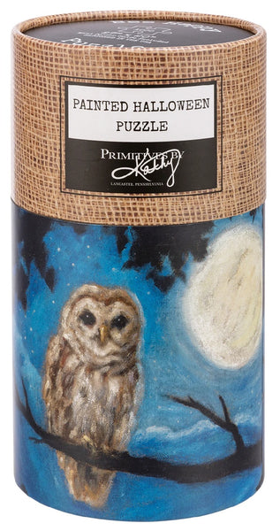 Jigsaw Puzzle - Painted Halloween Owl