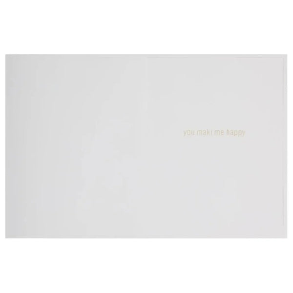 Luxury Friendship Greeting Card - Heart Shaped Sushi