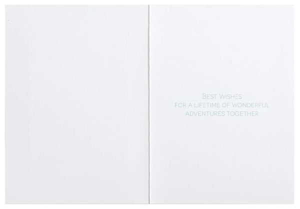 Luxury Wedding Greeting Card - Vespa Photo