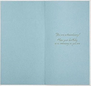 Luxury Birthday Greeting Card - Long Dress